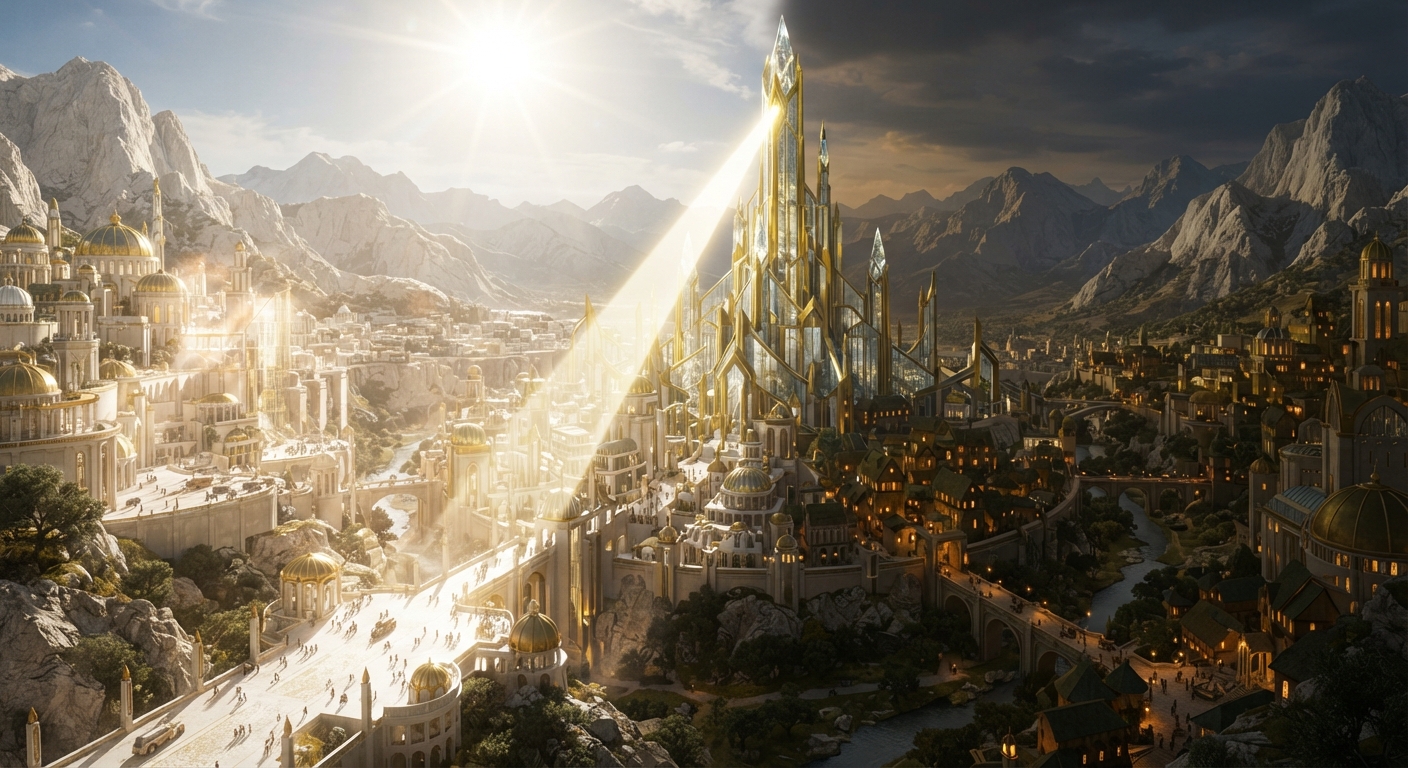 Sunspire Vale Chronicle artwork