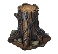 Iron Bark Log Object